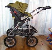 Коляска Quinny® Freestyle 4XL Green Travel System  и автокресло до 13 