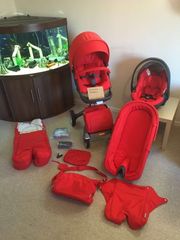 3 в 1 V4 stokke xplory коляска с нести кроватка и кресло
